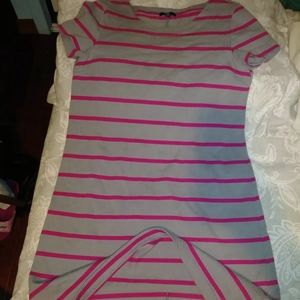 Gap Womens Dress Striped Skater Ponte Knit  M